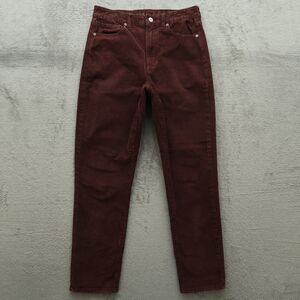 American Eagle Jeans Women's 6R Burgundy High-Rise Corduroy Skinny 27" Inseam